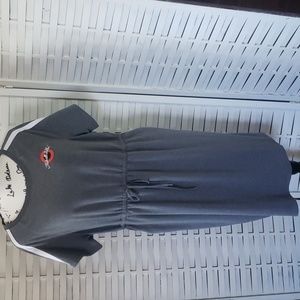 Looney Toons short sleeves elastic waist with pockets woman dress size 2X